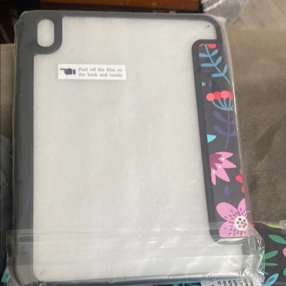 Floral Tablet Case with Black Border